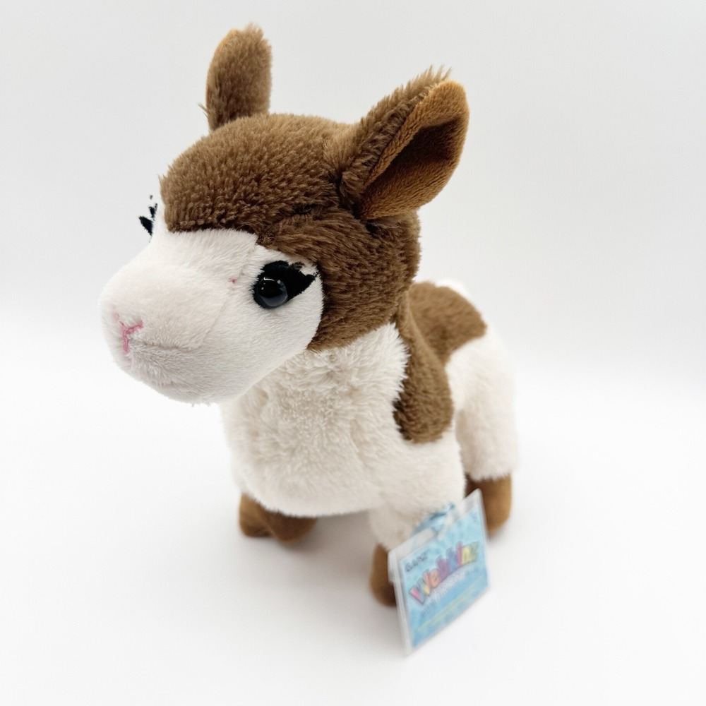 Ganz Webkinz Two Toned LLAMA Brown Tan HM873 Stuffed Plush Sealed Code NWT